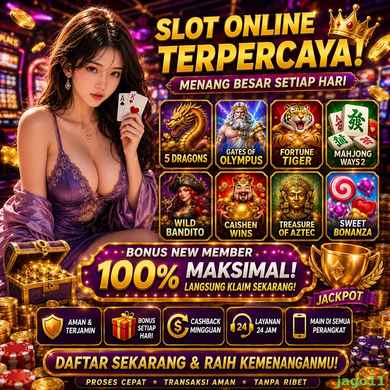 jago11 Bonus Menarik